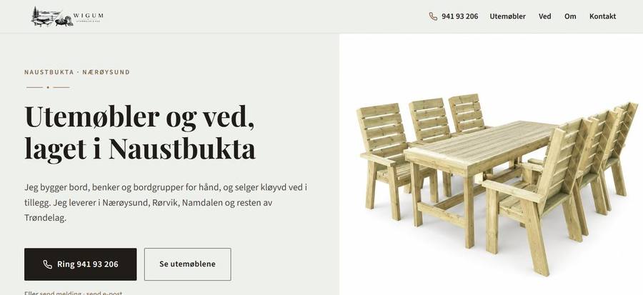 Forsiden på sowigum.no