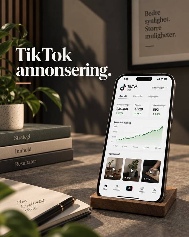 TikTok-annonsering — resultater på mobil